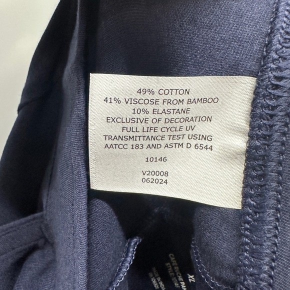 Coolibar UPF 50+ Cafe Ruche Pants XL Sun Protection Blue Womens - Picture 7 of 7